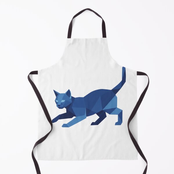Item preview, Blue geometric cat in stealth designed and sold by bsbd-action.