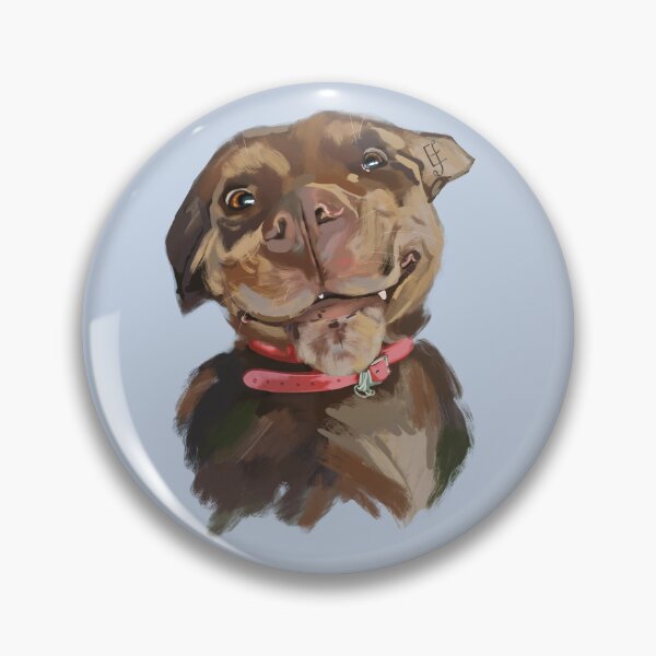 Item preview, Smiling Pit Bull Dog designed and sold by ArtistEmFae.