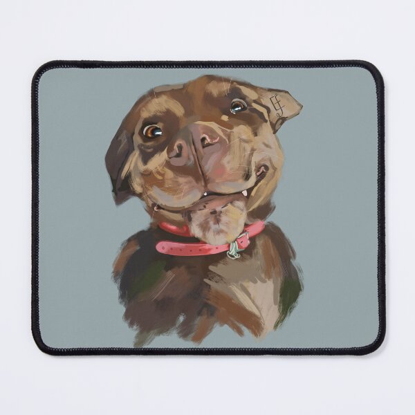 Item preview, Smiling Pit Bull Dog designed and sold by ArtistEmFae.