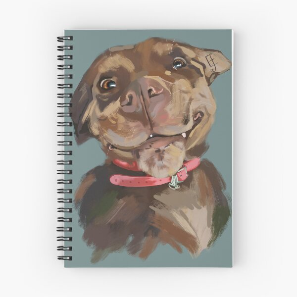 Item preview, Smiling Pit Bull Dog designed and sold by ArtistEmFae.