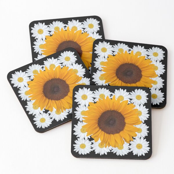 Item preview, Modern Squaring the Circle Sunflower Daisies Shapes Mania designed and sold by Shapes-Mania.