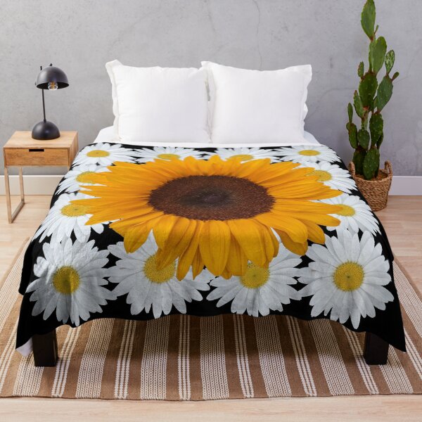 Item preview, Modern Squaring the Circle Sunflower Daisies Shapes Mania designed and sold by Shapes-Mania.