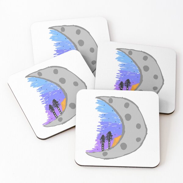 Item preview, Moonlit Camping Dream Nature T-Shirt  designed and sold by ylkidyostudio.