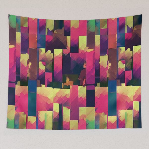 Item preview, Painting of a landscape in the city designed and sold by JeniSeny.