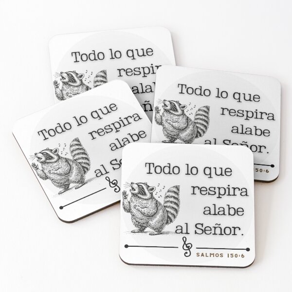 Item preview, Salmos 150:6 - Mapache designed and sold by DesignsByMom.