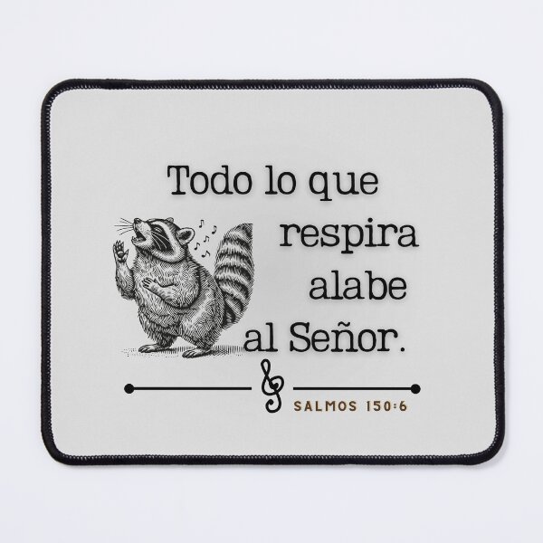 Item preview, Salmos 150:6 - Mapache designed and sold by DesignsByMom.