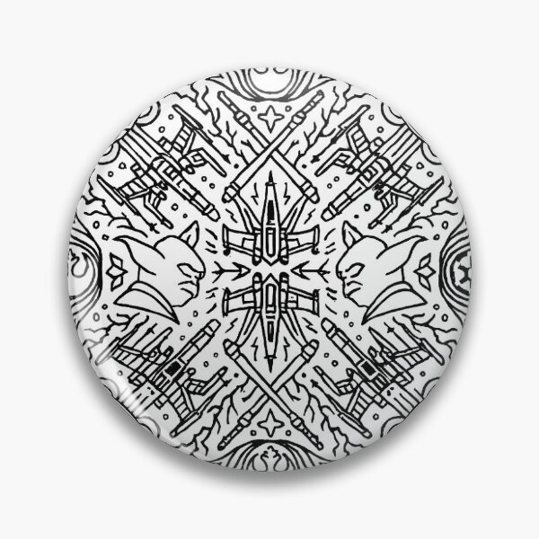 Item preview, X-Wing Cosmic Harmony Mandala designed and sold by ZenCyberStudio.
