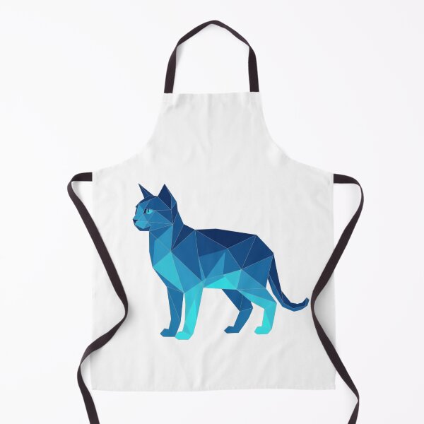 Item preview, Minimalist geometric blue cat designed and sold by bsbd-action.