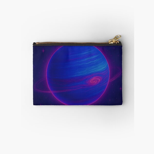 Item preview, Neptune – The Distant Blue Giant in Neon Glow designed and sold by JWsNeonHorizons.