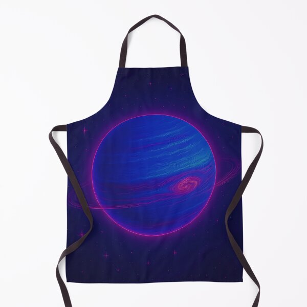 Item preview, Neptune – The Distant Blue Giant in Neon Glow designed and sold by JWsNeonHorizons.