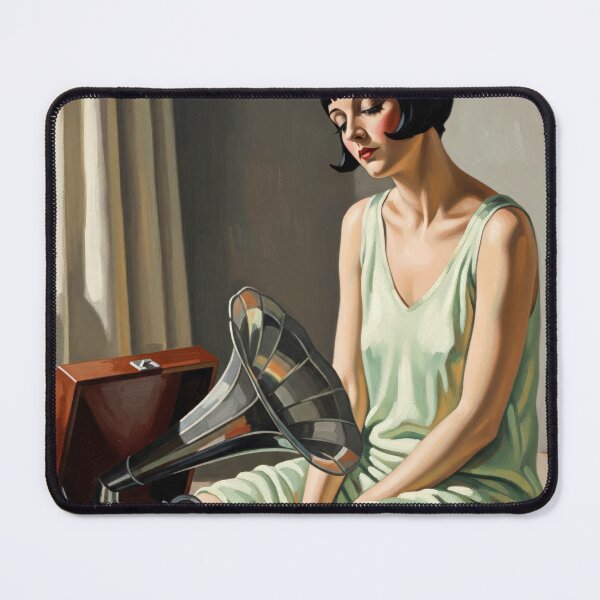 Item preview, The Phonograph - Original Art Deco Artwork designed and sold by elektronen.