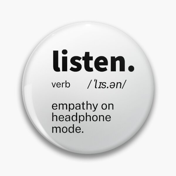Item preview, Listen Definition Inspirational designed and sold by IronWords.
