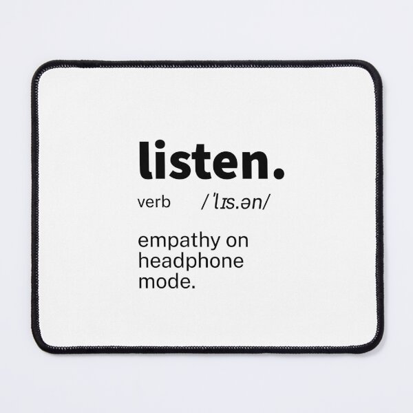Item preview, Listen Definition Inspirational designed and sold by IronWords.