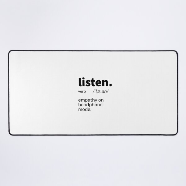 Item preview, Listen Definition Inspirational designed and sold by IronWords.