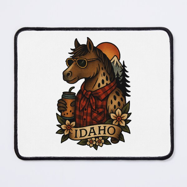 Item preview, Idaho State Horse Vintage Tattoo Style | Nifty Fifty Collection designed and sold by Zippitydodads.