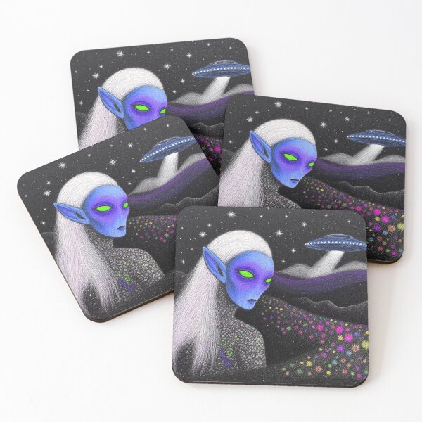 Item preview, Fantasy Alien Cartoon Art designed and sold by TheDarkWardrobe.