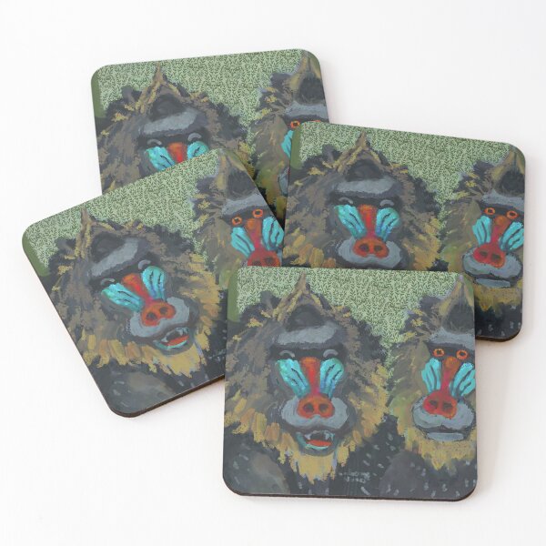 Item preview, Mandrill monkey is having a pleasant conversation with an acquaintance whose name he has forgotten and is too embarrassed to ask designed and sold by guilhernunes.