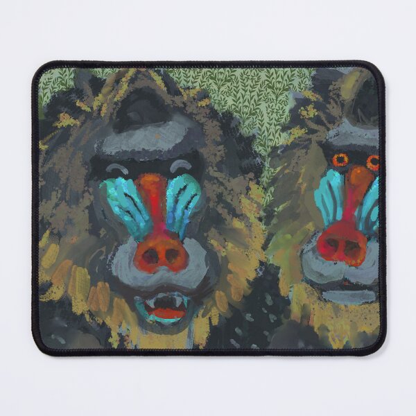 Item preview, Mandrill monkey is having a pleasant conversation with an acquaintance whose name he has forgotten and is too embarrassed to ask designed and sold by guilhernunes.