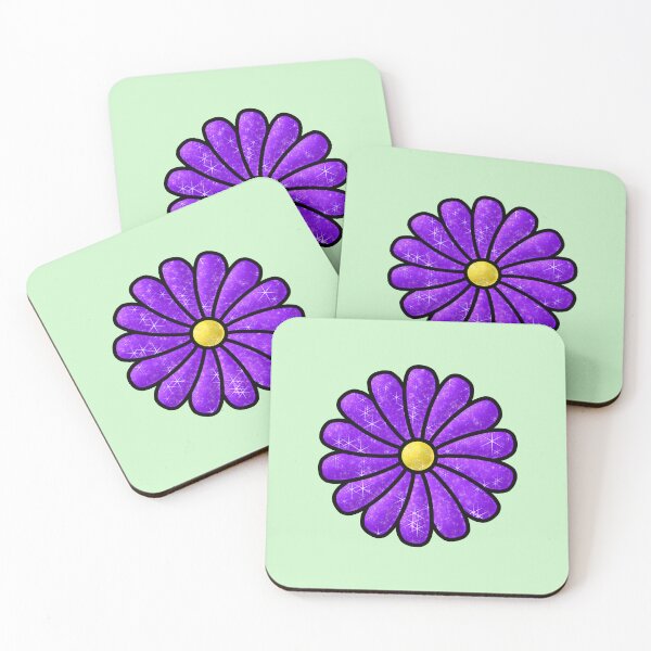 Item preview, Purple Glitter Flower designed and sold by RayRayViolet.