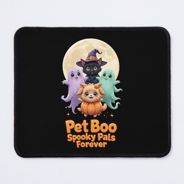Item preview, Pet Boo Crew- Cute Ghosts with Cat and Dog designed and sold by Dazzle-Sizzle.