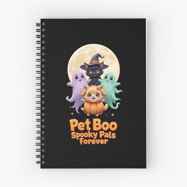 Item preview, Pet Boo Crew- Cute Ghosts with Cat and Dog designed and sold by Dazzle-Sizzle.