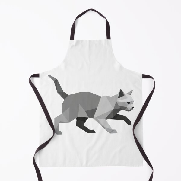 Item preview, Gray geometric cat stalking designed and sold by bsbd-action.