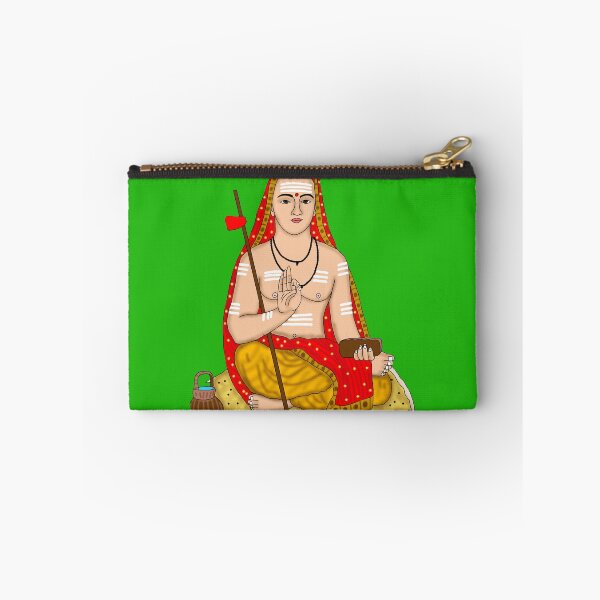 Artikelvorschau, Adi Shankaracharya Digitales Gemälde | Hindu-Philosoph spirituelles Kunstwerk, Vedanta Wandkunst entworfen und verkauft von Harshit_Digital_Arts.
