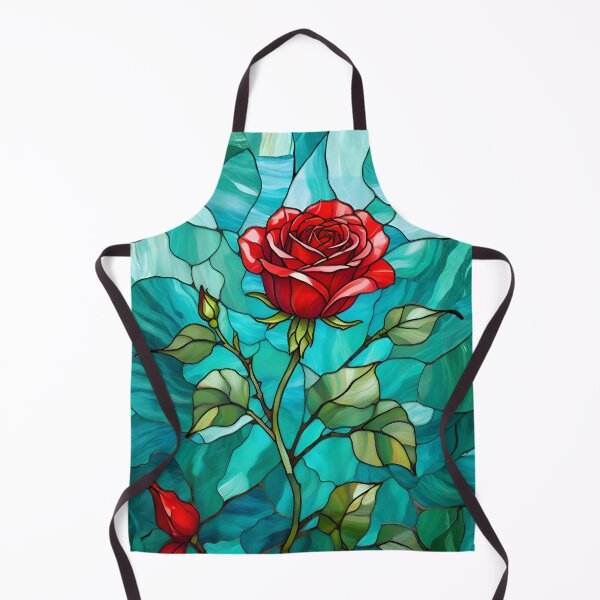 Item preview, Stained Glass The Three Ages of Woman, Red Roses with Buds designed and sold by Ciervo Primavera.