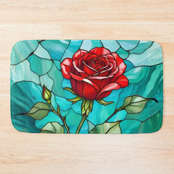 Item preview, Stained Glass The Three Ages of Woman, Red Roses with Buds designed and sold by Ciervo Primavera.