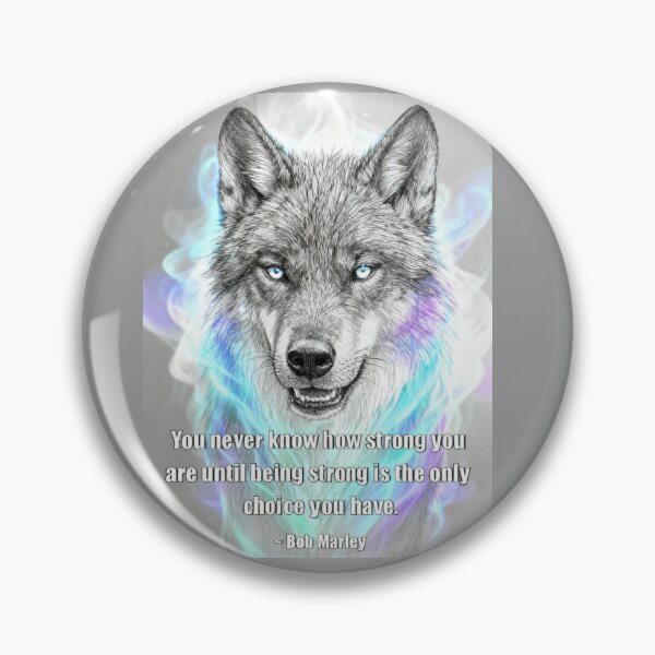 Item preview, The Auric Wolf: Marley's Resilience designed and sold by CleverCulture.