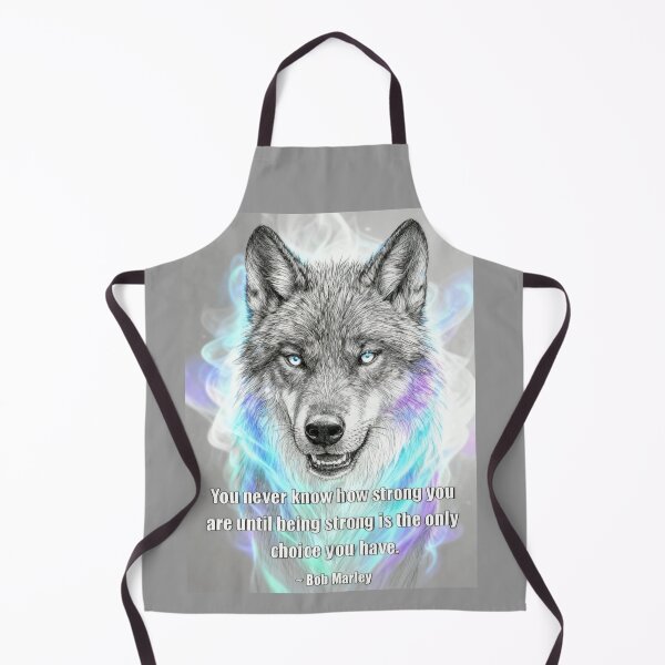 Item preview, The Auric Wolf: Marley's Resilience designed and sold by CleverCulture.