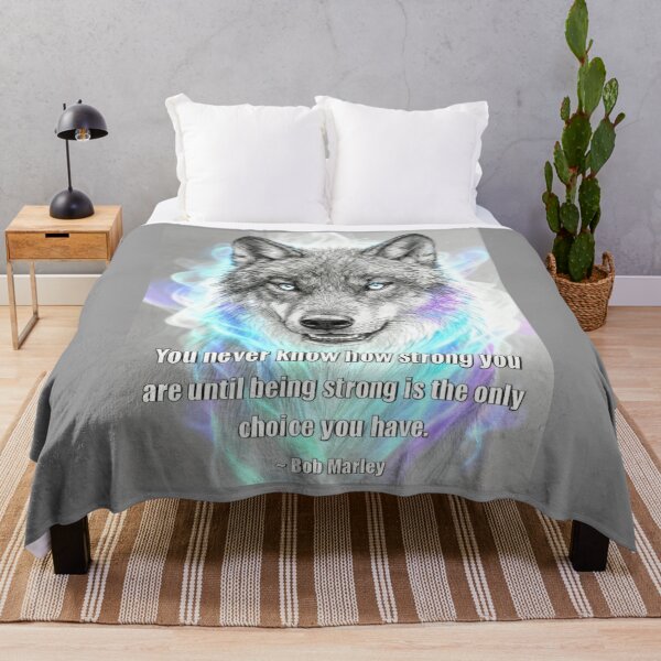 Item preview, The Auric Wolf: Marley's Resilience designed and sold by CleverCulture.