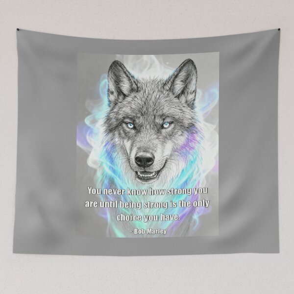 Item preview, The Auric Wolf: Marley's Resilience designed and sold by CleverCulture.