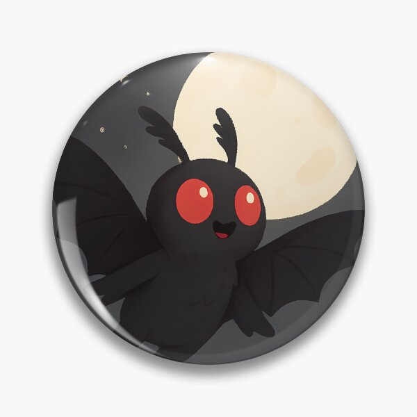 Item preview, Spooky Cute Mothman Moonlight Flight - The “Mothing” Hour designed and sold by designsbyhw.