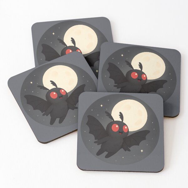 Item preview, Spooky Cute Mothman Moonlight Flight - The “Mothing” Hour designed and sold by designsbyhw.