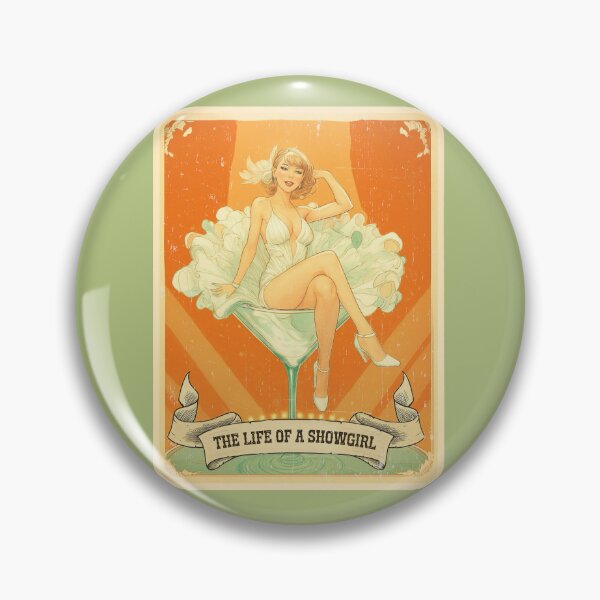 Item preview, The Showgirl Life Music Fan Party Illustration Graphic designed and sold by SaltedBeachPaperie.