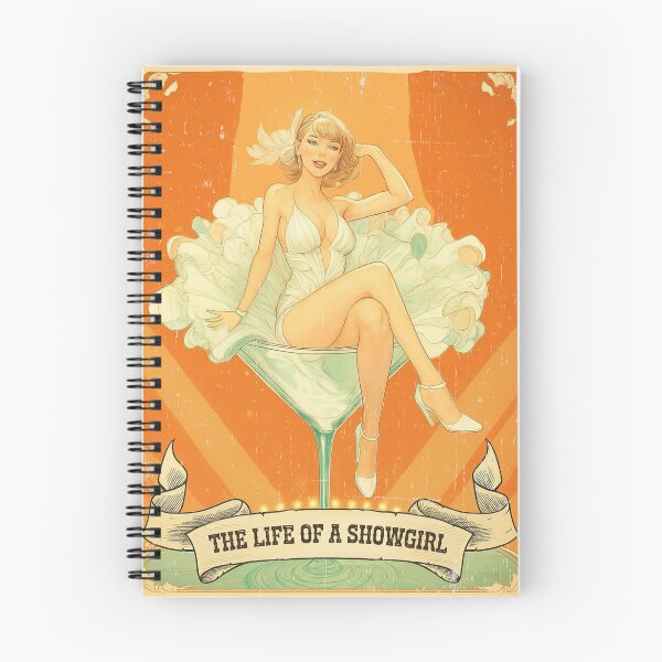 Item preview, The Showgirl Life Music Fan Party Illustration Graphic designed and sold by SaltedBeachPaperie.
