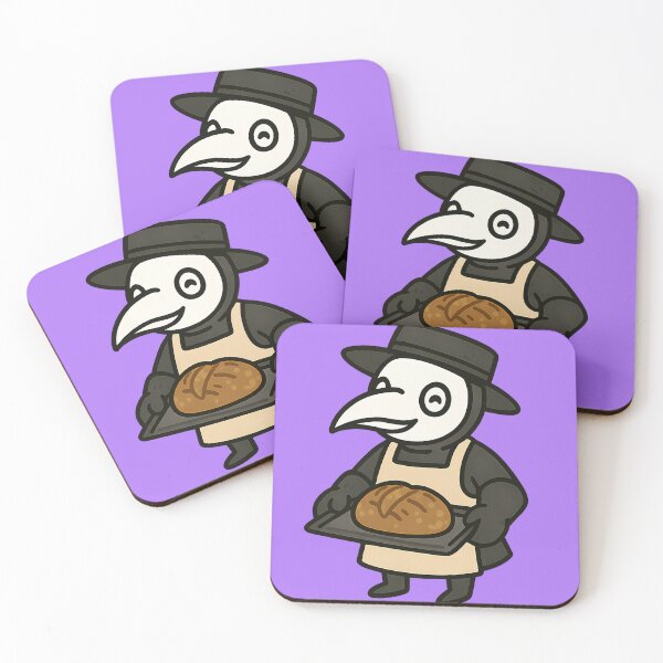 Item preview, Spooky Cute Plague Doctor Baker – Fresh Sourdough Delight designed and sold by designsbyhw.