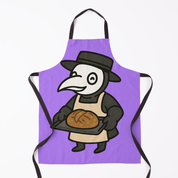 Item preview, Spooky Cute Plague Doctor Baker – Fresh Sourdough Delight designed and sold by designsbyhw.