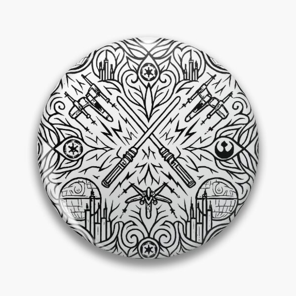 Item preview, Sith Runes Dark Zen Mandala designed and sold by ZenCyberStudio.