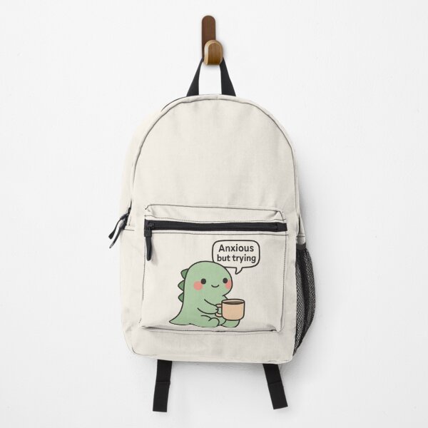 Item preview, Anxious dinosaur drinking Coffee. designed and sold by Expender Hub.