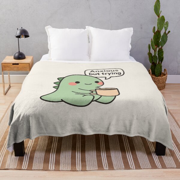Item preview, Anxious dinosaur drinking Coffee. designed and sold by Expender Hub.
