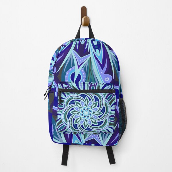 Item preview, Blue Blooming Lotus - Mindful Mandalas for the Spirit - Sacred Geometry for Meditation Spaces designed and sold by Loveflows.