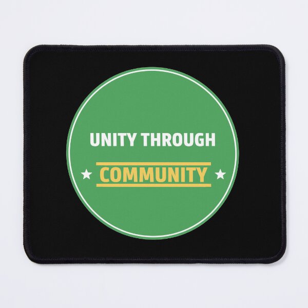 Item preview, Unity Through Community Green Emblem designed and sold by Owcomm.