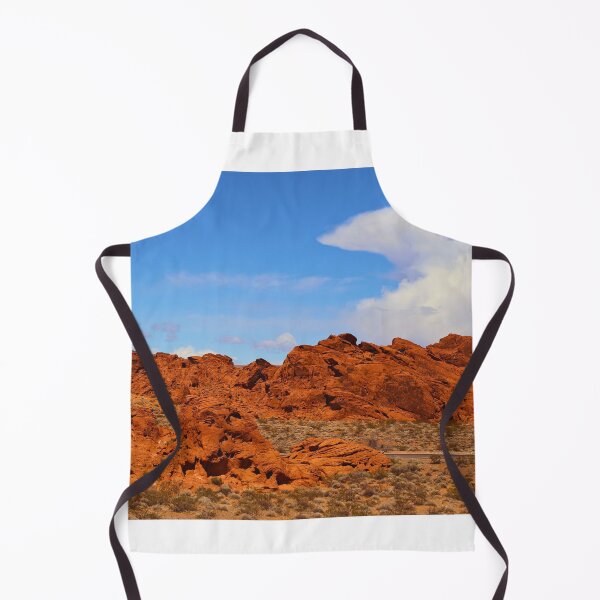 Item preview, Red Rock Desert Landscape against Cloudy-Blue Sky designed and sold by Phakade's Photos.