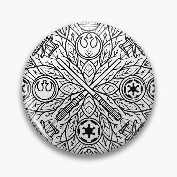 Item preview, Endor Forest Galactic Mandala designed and sold by ZenCyberStudio.