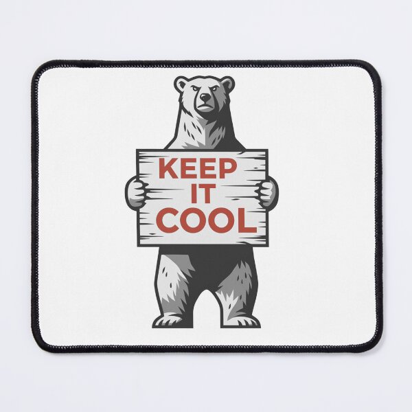 Item preview, Polar Bear Keep It Cool Climate Message  designed and sold by Owcomm.