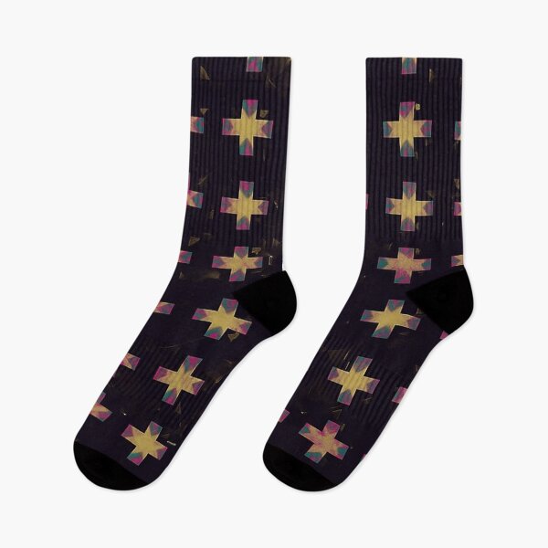 Item preview, Retro Gold Cross Pattern designed and sold by JeniSeny.