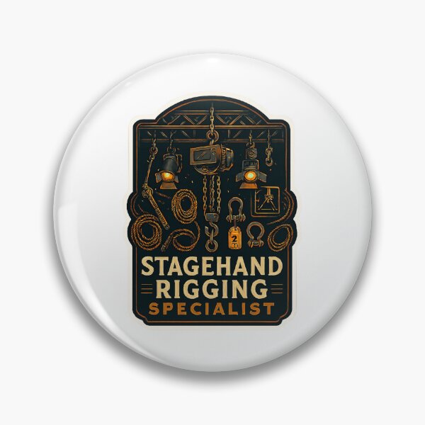 Item preview, Stagehand Rigging Specialist, Sticker & Apparel Design designed and sold by TeeCraftTeeCo.