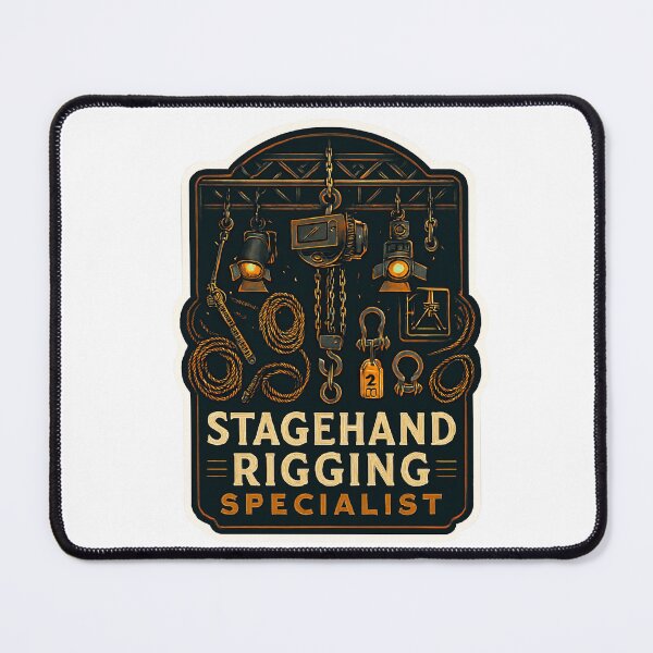 Item preview, Stagehand Rigging Specialist, Sticker & Apparel Design designed and sold by TeeCraftTeeCo.